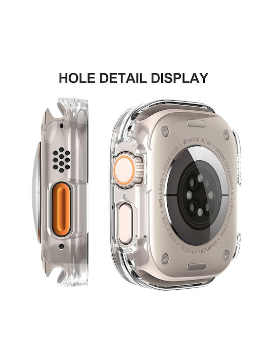 Techsuit Defense360 Pro Πλαστική Θήκη με Τζαμάκι σε Διάφανο χρώμα για Apple Watch Ultra, Apple Watch Ultra 2 Techsuit Defense360 Pro Πλαστική Θήκη με Τζαμάκι σε Διάφανο χρώμα για Apple Watch Ultra, Apple Watch Ultra 2
