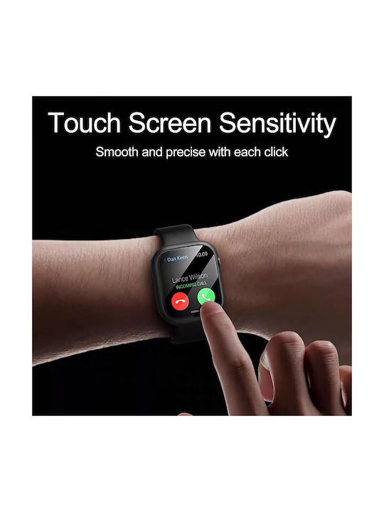 Techsuit Defense360 Pro Пластмасов Калъф със Стъкло в Черен цвят за Apple Watch 1, 2, 3 (38 мм)