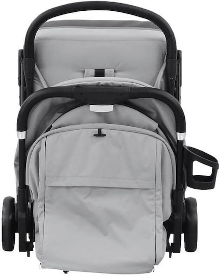 Bebe Stars City Baby Stroller Suitable for Newborn Ice Grey 6.3kg