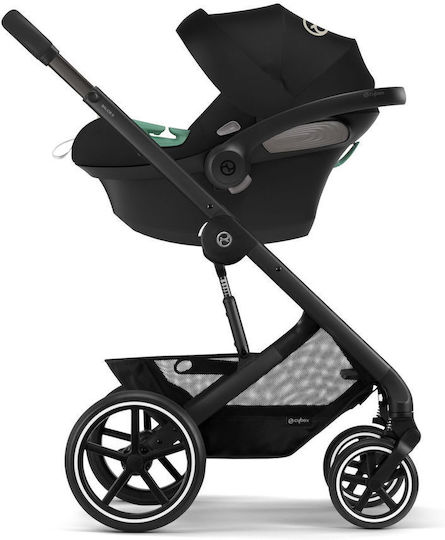 Cybex Balios S Lux New Бебешка количка 3 в 1 Лунно черно 11.7кг