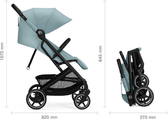 Cybex Beezy Baby Stroller Suitable for Newborn Stormy Blue 8.1kg