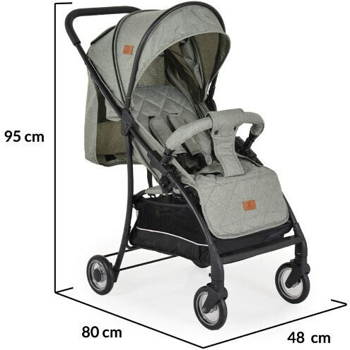 Cangaroo London Baby Stroller Suitable from 6+ Months Green 5kg