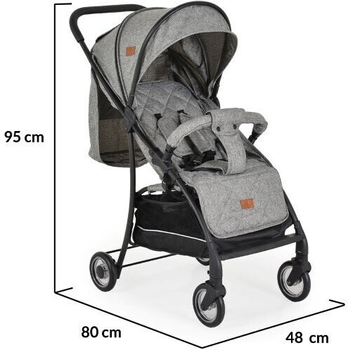 Cangaroo London Baby Stroller Suitable from 6+ Months Gray