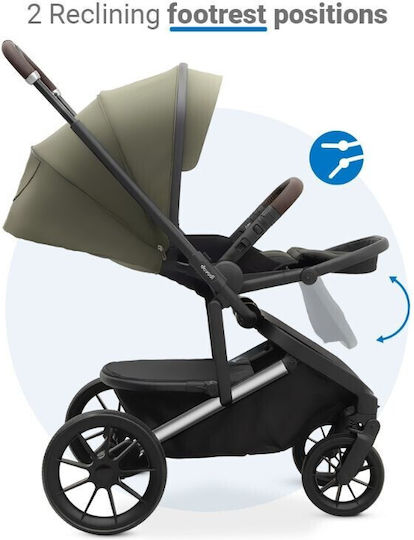 Dovadi Fly Adjustable 2 in 1 Baby Stroller Suitable for Newborn Forest Green