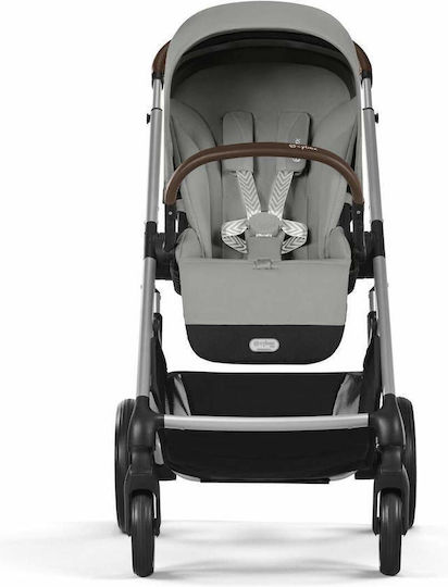 Cybex Balios S LUX Reglabil Cărucior pentru Bebeluși Potrivit pentru Nou-născut Stone Grey 11.7kg