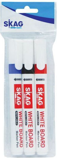 Skag Whiteboard Markers Colours (refillable) 3pcs