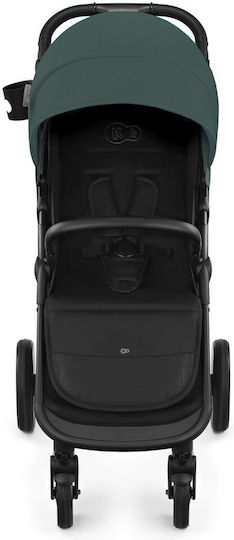 Kinderkraft Route Cărucior pentru Bebeluși Potrivit pentru Nou-născut Verde smarald 10.8kg