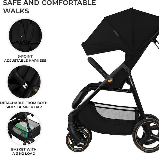 Kinderkraft Carucior Sport Бебешка количка Черен