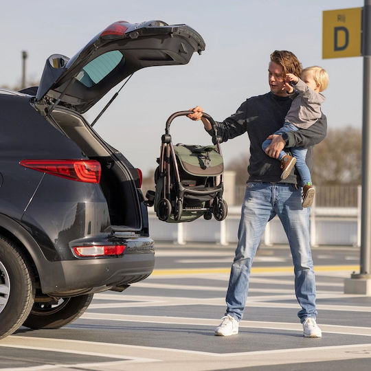 Leclerc Baby Influencer Reglabil Cărucior pentru Bebeluși Potrivit de la 6+ Luni Negru Maro 6.6kg