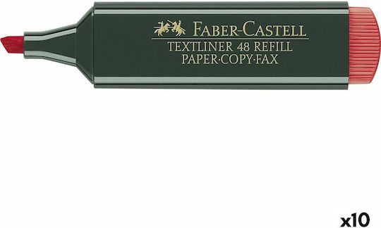 Faber-Castell Marker Evidențiator Roșu