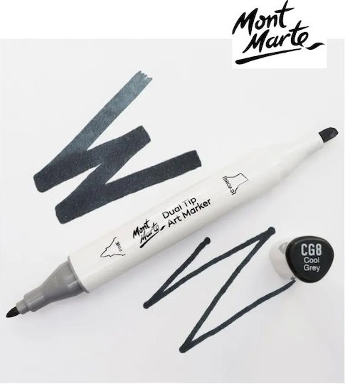Mont Marte Маркер за Рисуване GY3 Cool Grey