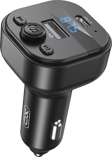 XO FM Car Transmitter BCC18 + Type-C Set with Bluetooth / Type-C