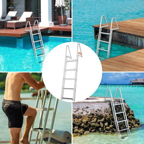 Vevor Aluminum Pool Ladder 61x45.5x182.5cm