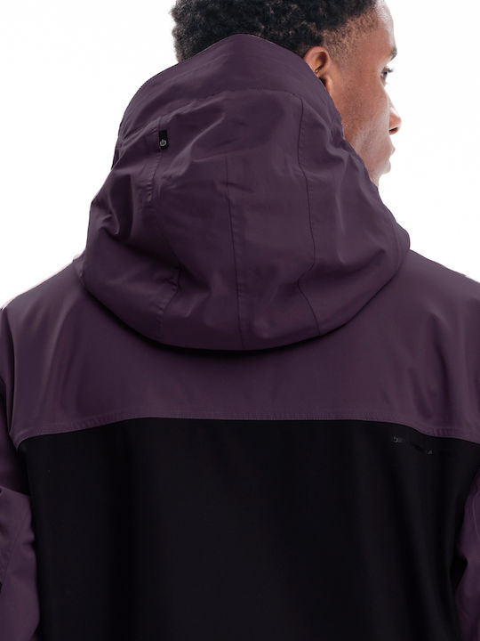 Winter Jacket Waterproof PURPLE/BLACK