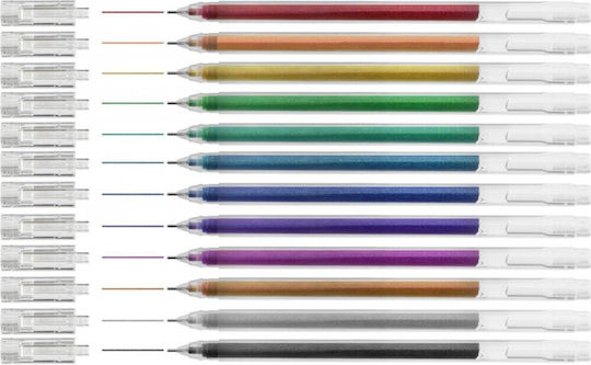 Nassau Fine Art Glitter Zeichenmarker Set 12Stück