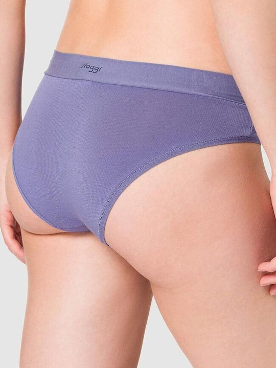 Sloggi Women's Underwear Go Allround Hipster Nightfall Blue Grey