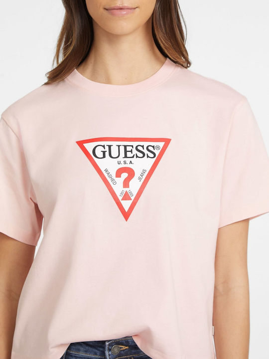 Guess T-Shirt Pink W4YI73K8HM0-G6R4