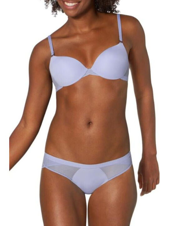 Sloggi Damenunterwäsche S Symmetry Low Rise Cheeky Himmelblau