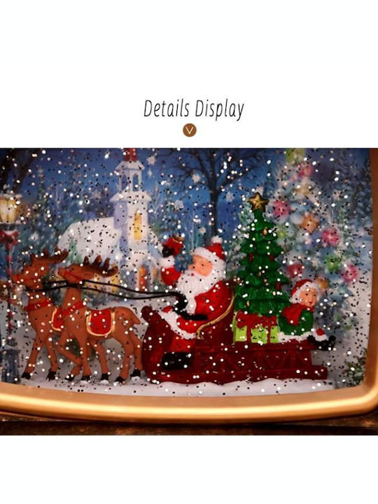 Weihnachtliche Schneekugel Beleuchtet 20.5x8.8x25cm 1Stück