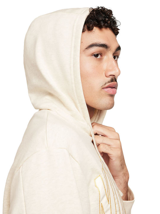 Heritage Dri-FIT Φούτερ με Κουκούλα Lt Orewood Brn / Pale Ivory