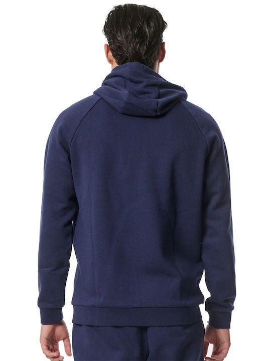 Body Action Sweatshirt Fleece with Hood Navy