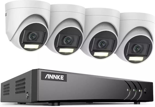 8ch Dvr Cctv Security System 5mp Ultra Hd Resolution Infrared Night Vision 3k Cmos Camera-d None