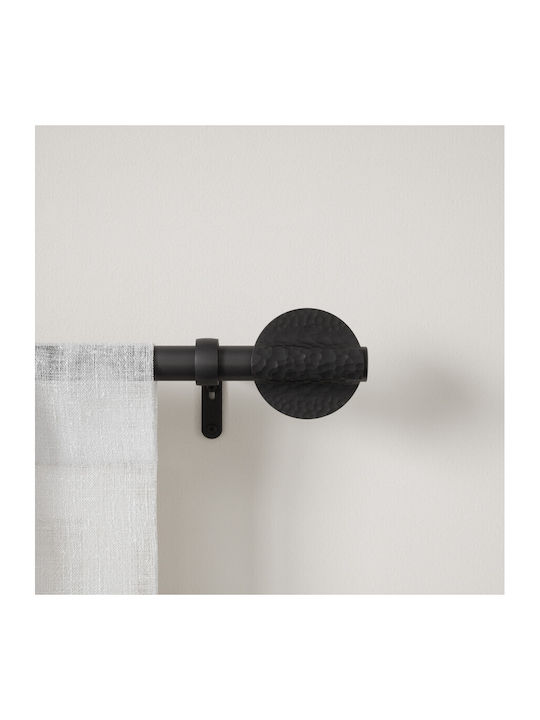 Umbra Πτυσσόμενο Μεταλλικό Κουρτινόξυλο Odyssey Μονό Φ2.5mm 107-305εκ. Μαύρο
