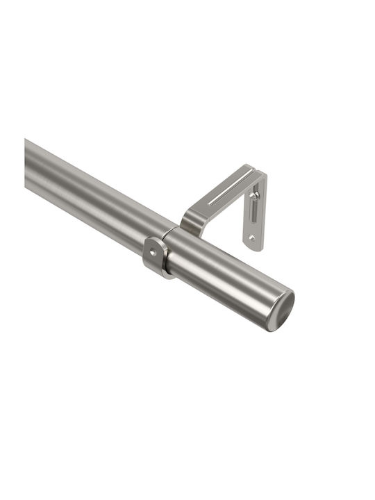 Umbra Extendable Metallic Curtain Pole Zen Single Φ2.5mm 81-162cm Nickel Matte
