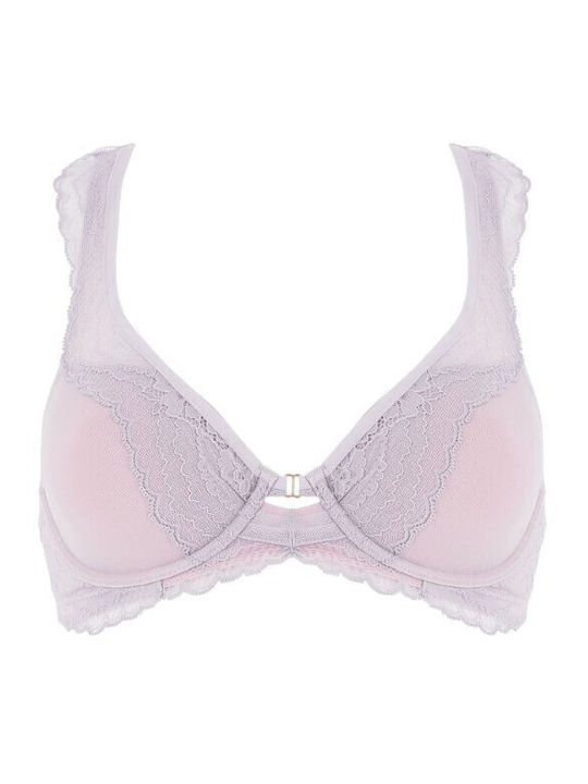 Triumph Captivating Essence Underwire & Lightly Padded Lace Golden Rose Grey-Lilac