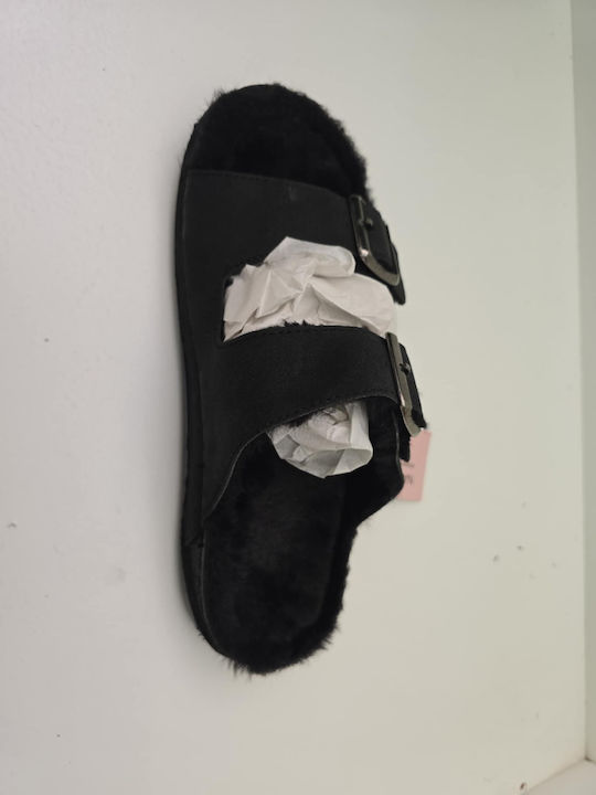 Ανατομικές Γυναικείες Παντόφλες Μαύρες