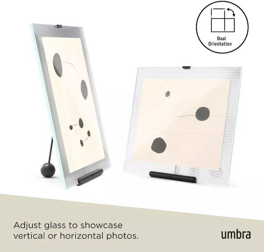 Umbra Metallic Photo Frame with Black Frame