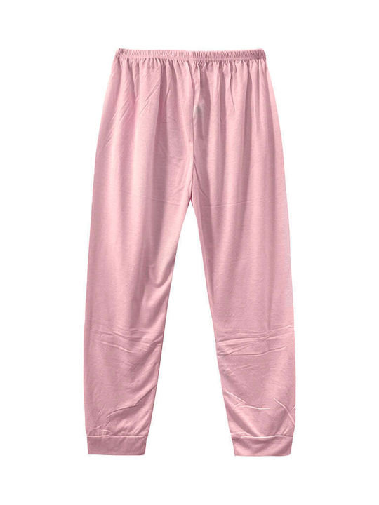 Ustyle Winter Damen Pyjama-Set Pink