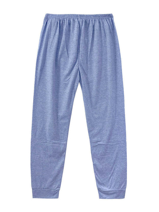 Ustyle Winter Damen Pyjama-Set Light Blue