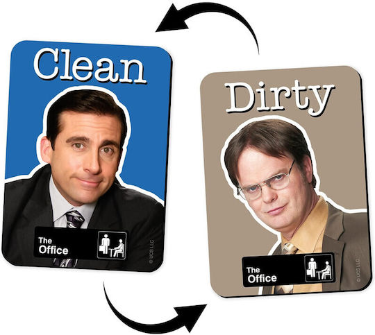 Office Clean Dirty Dishwasher Magnet