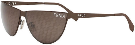 Fendi Women's Metal Prescription Eyeglass Frame Cat Eye Brown FE40138U-49F
