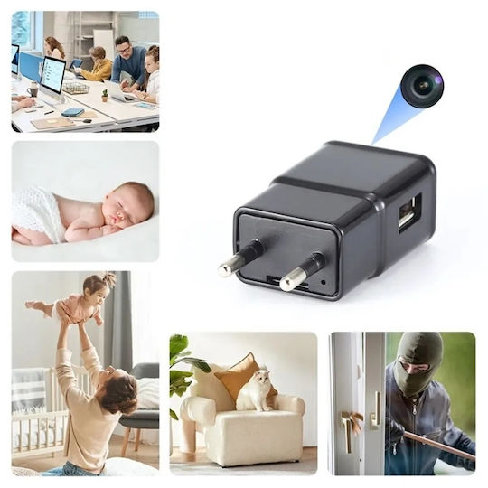 Iuni Ip1000 Spy Camera Usb Charger 32gb Wifi 4k View Audio-video P2p