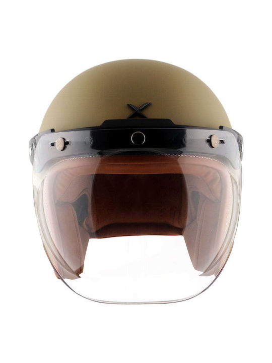 Axor Retro Dull Desert Storm Κράνος Μηχανής Jet ECE 22.06 1250gr