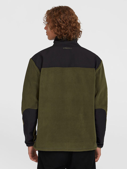 Herren Fleecejacke Khaki