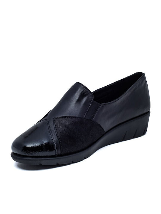 Mocasini dama în culoarea Negru