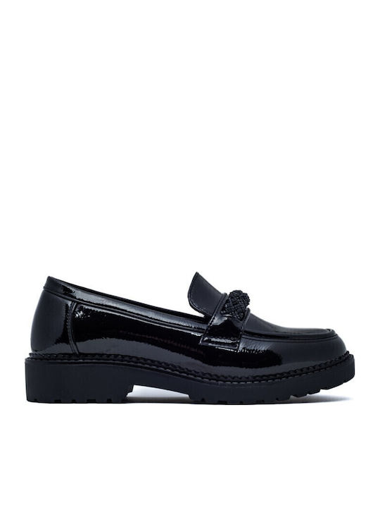 Damen Mokassins in Schwarz Farbe