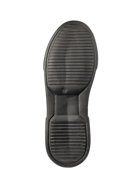 Leder Herren Freizeitschuhe Schwarz
