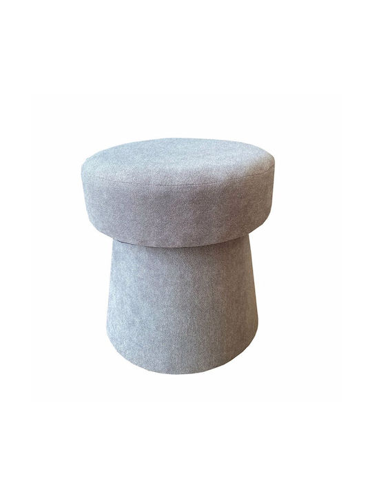 Stool For Living Room Corcho Grey Light 40x40x43cm