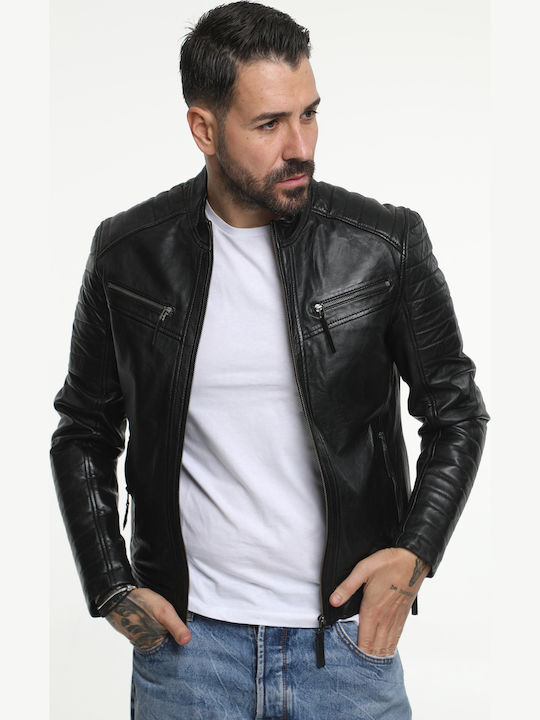 Lederjacke Jacke Biker Black
