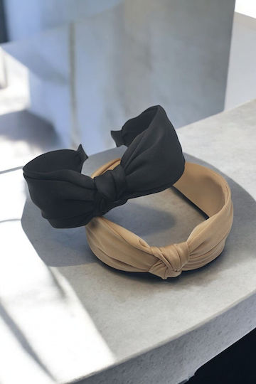 Headband Hair Comb Beige