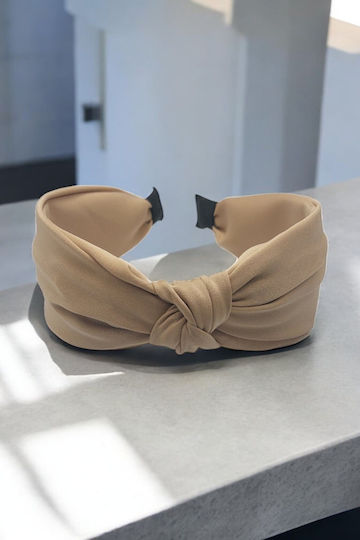 Headband Hair Comb Beige