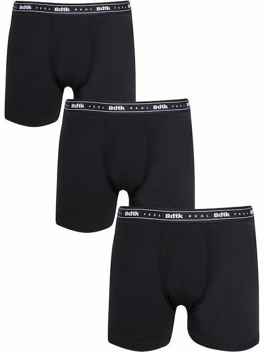 BodyTalk Men's Boxers 3Pack Black