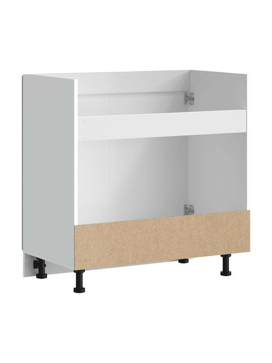 Spülbeckenschrank Sonoma Grey 80x46x81.5Stück