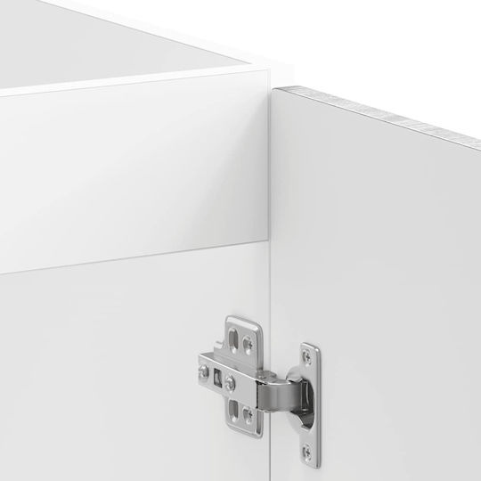 Ντουλάπι Νεροχύτη Γκρίζο Σονόμα 80x46x81.5εκ.