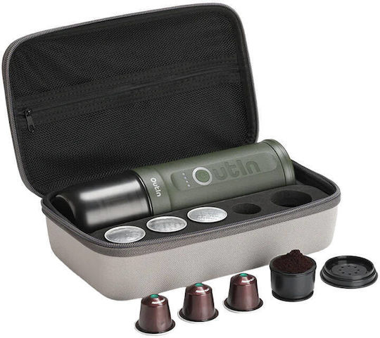 Outin Nano Portable Coffee Machine for Camping Brown