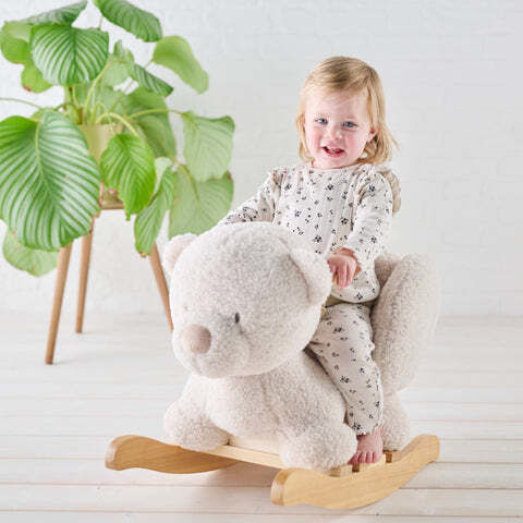 Nattou Teddy Κουνιστό Παιχνίδι Αρκουδάκι για 36+ μηνών Μπεζ